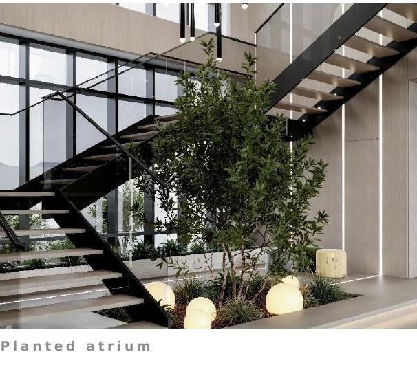 Planted atrium