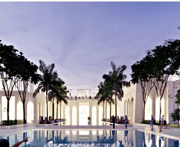 Water plaza